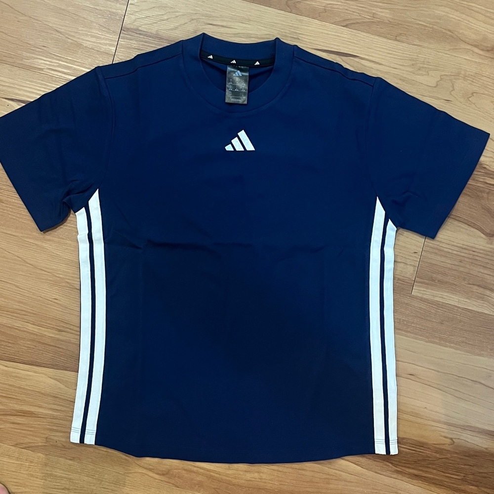 adidas Women’s 3 Stripes Short-Sleeve Tee